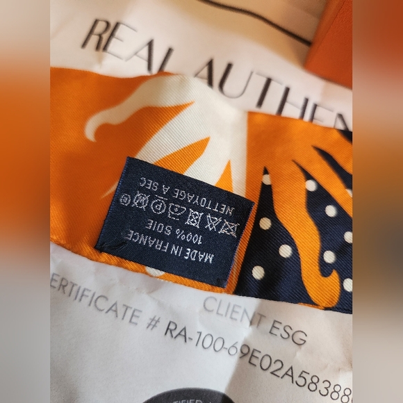 COA Hermes Twilly Orange and Blue - Picture 9 of 15